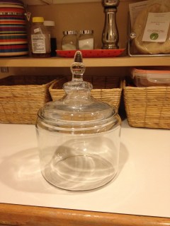 apothecary jar - garage sale finds - thediybungalow.com