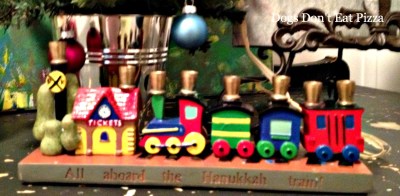 choo choo menorah