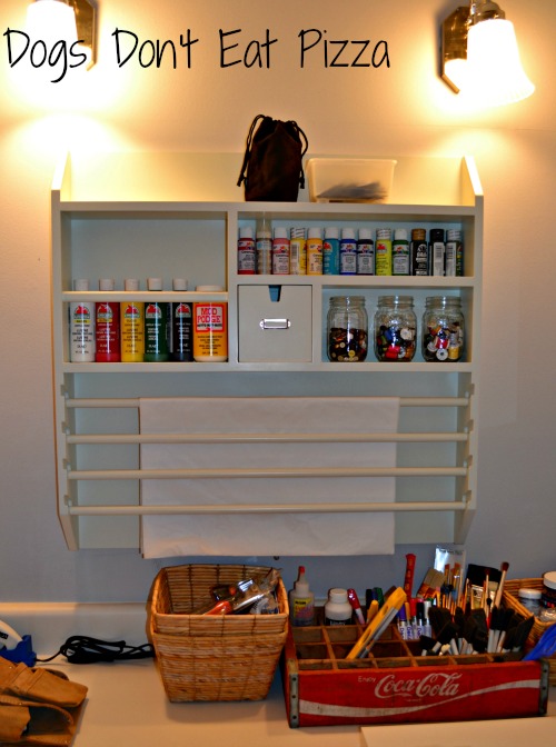 Pottery Barn craft organizer