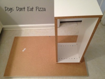 shoe storage turned support