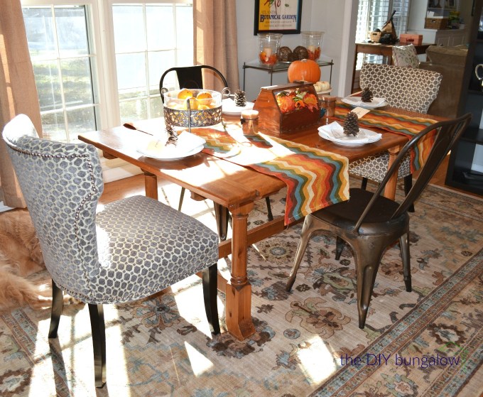 Bringing festive natural elements to your Thanksgiving table - thediybungalow.com