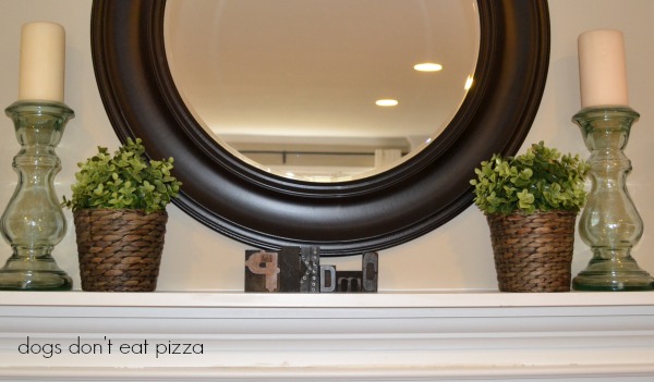 block party on mantel - Dogs Don't Eat Pizza