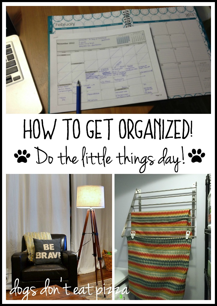 How to get organized - have a Do the Little Things Day - thediybungalow.com