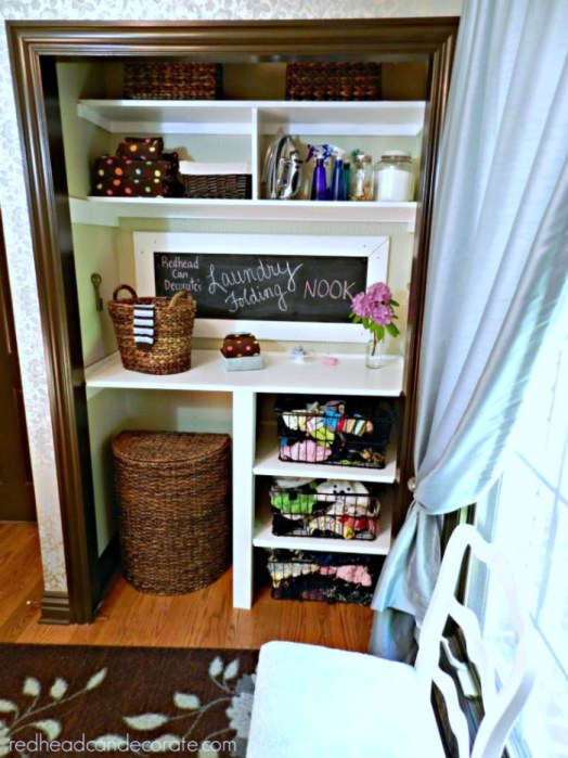 Redhead Can Decorate Cute-Closet-Folding-Nook