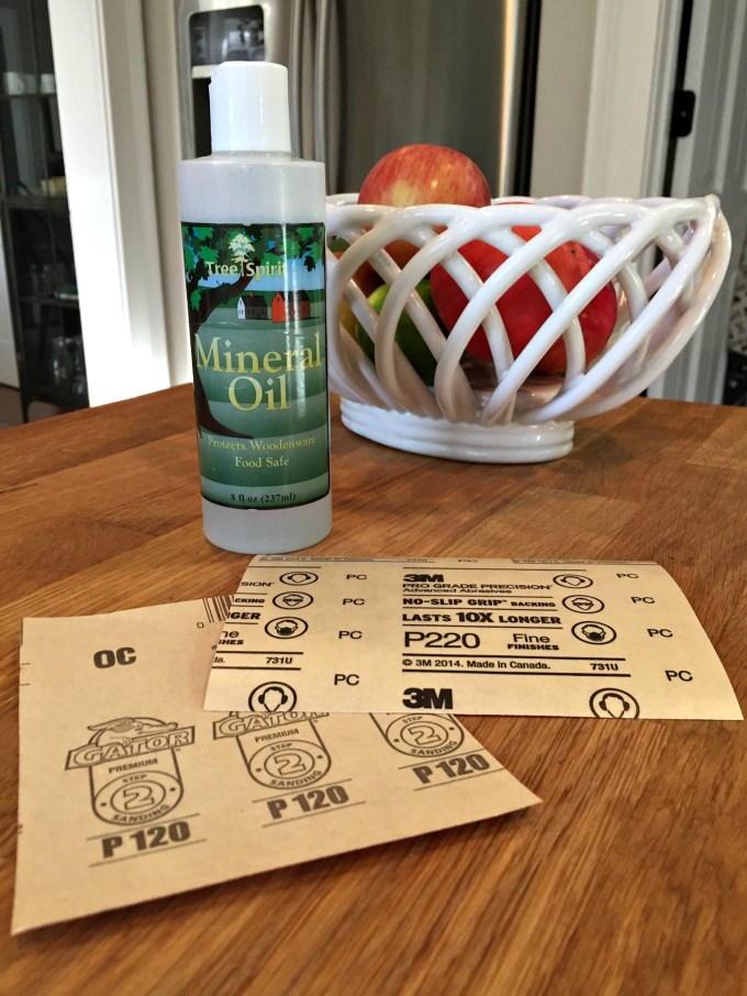 What you need to revive old butcher block - thediybungalow.com