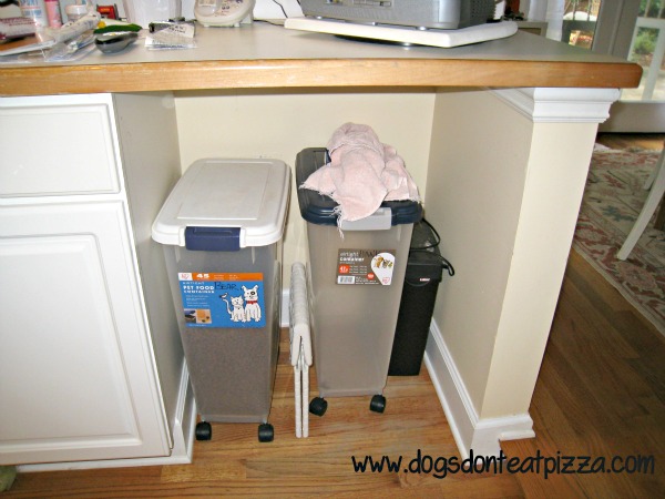 old kitchen dog food area