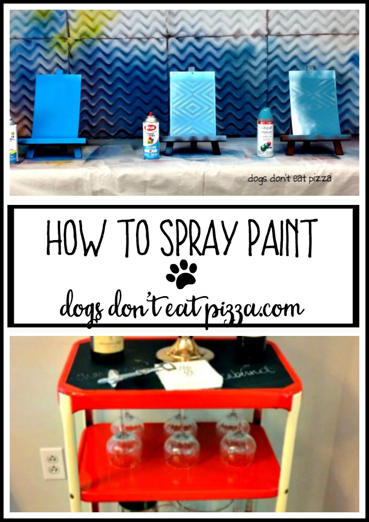 How to spray paint - TheDIYBungalow.com