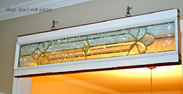 salvaged window hung 2 - Dogs Don't Eat Pizza