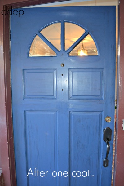 front door after one coat - Dogs Don't Eat Pizza