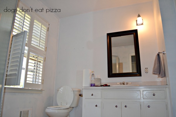 painted-bathroom-one-coat - Dogs Don't Eat Pizza