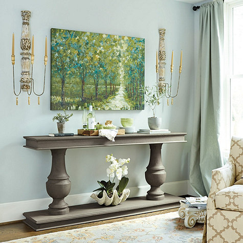 Ballard Designs Andrew Serving Table - farmhouse look for less - thediybungalow.com