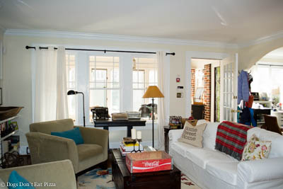 rearranged living room - thediybungalow.com