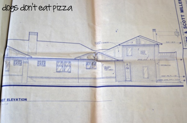 Architectural plans as art - thediybungalow.com