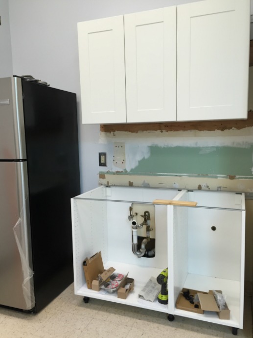 kitchen part of the Super Secret Design Project - Dogs Don't Eat Pizza