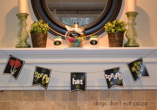Spring Chalkboard Banner