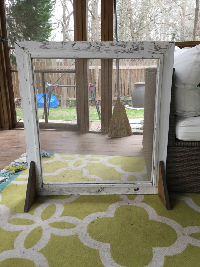 Finished DIY fireplace screen - thediybungalow.com