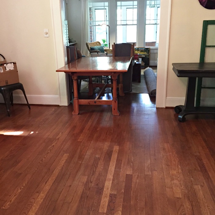 dining room cleared and cleaned - Dogs Don't Eat Pizza