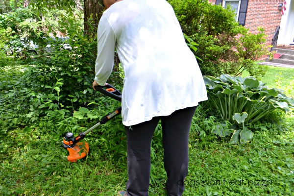 WORX-trimmer-mini-mower - review - Dogs Don't Eat Pizza