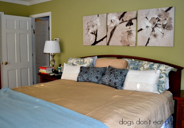 colorful bedding - add color to bedroom