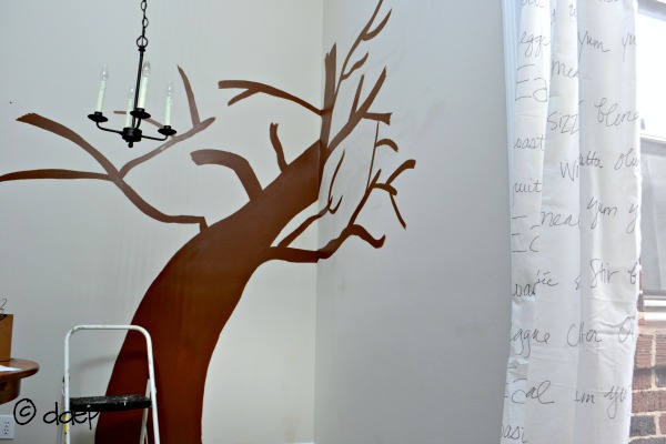 trunk painted - breakfast room - Dogs Don't Eat Pizza