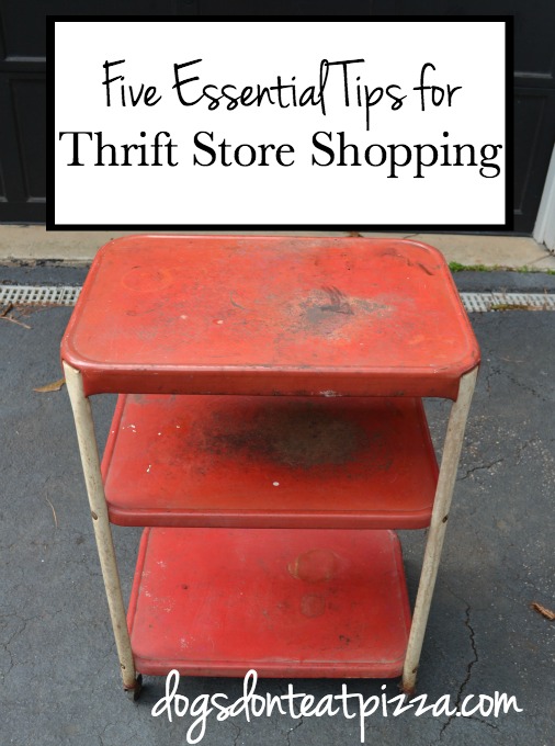 Five essential tips for thrift store shopping from thediybungalow.com