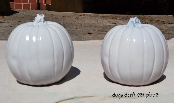 Easy painted pumpkins - thediybungalow.com