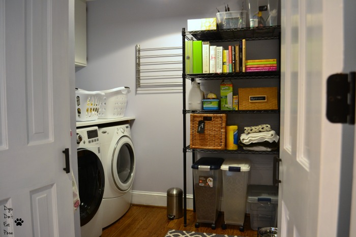 laundry room redo complete - laundry room reveal - Dogs Don't Eat Pizza