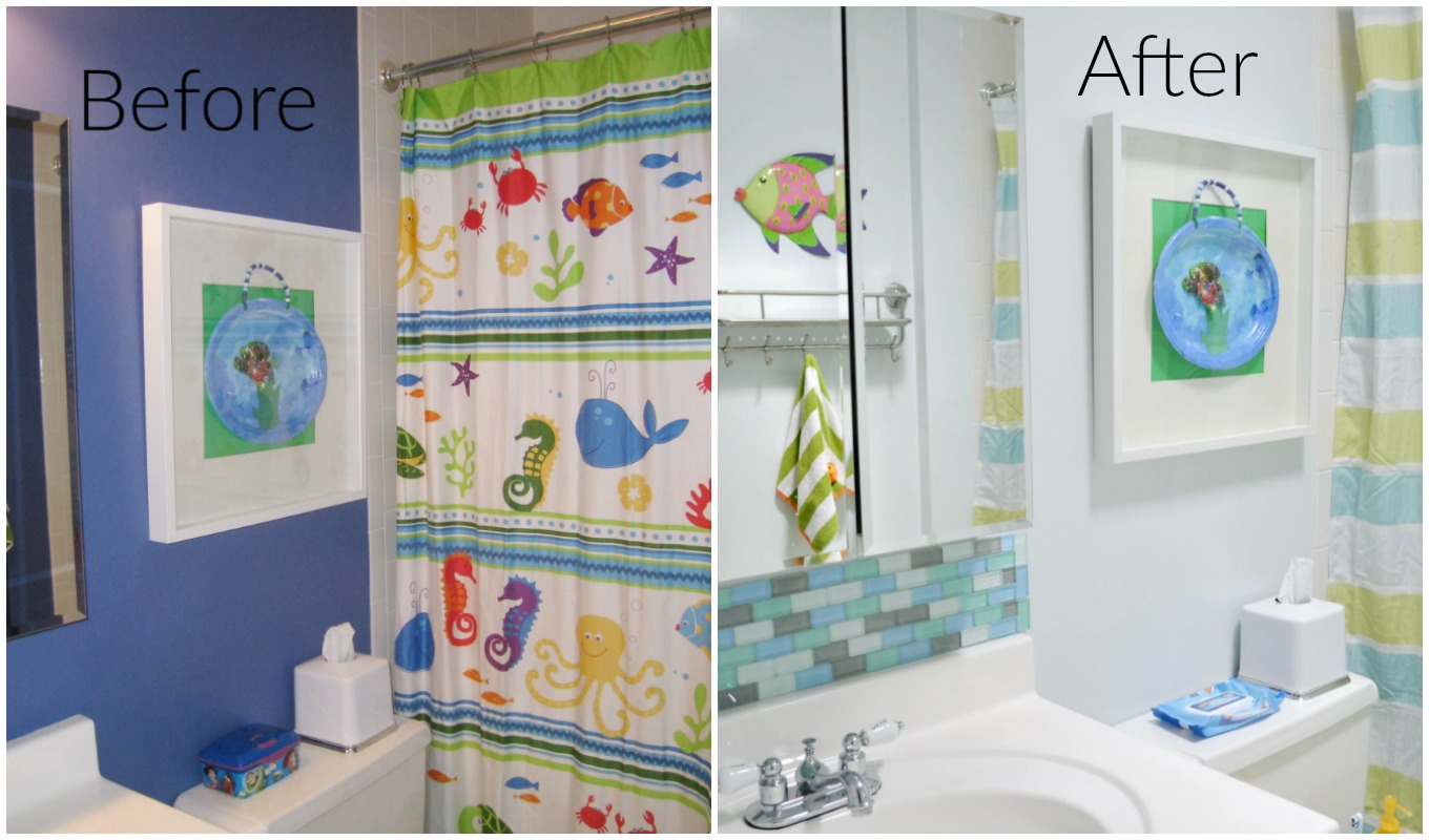 Using paint to lighten decor for spring - thediybungalow.com