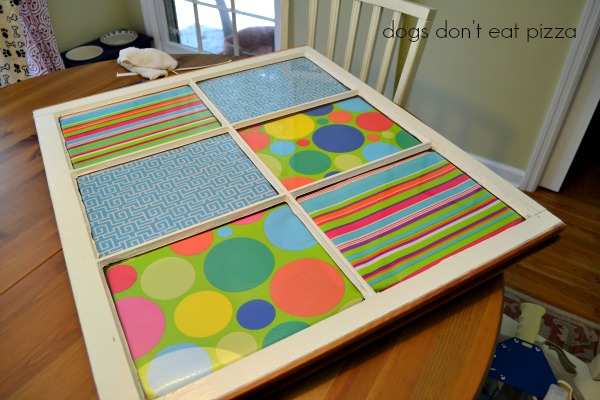 finished memo board front side