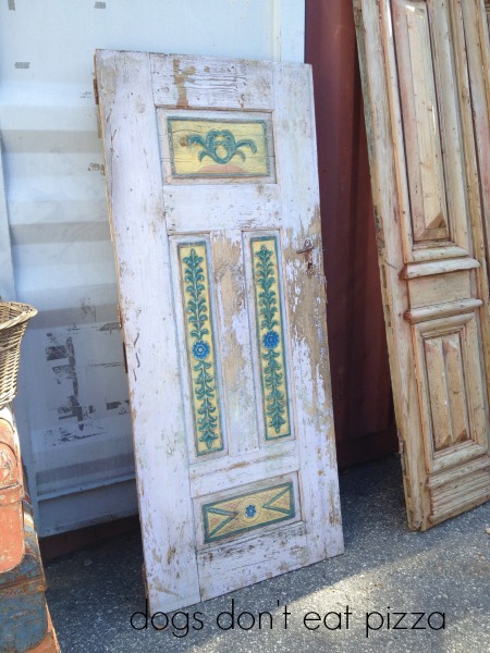 salvaged door - Dogs Don't Eat Pizza
