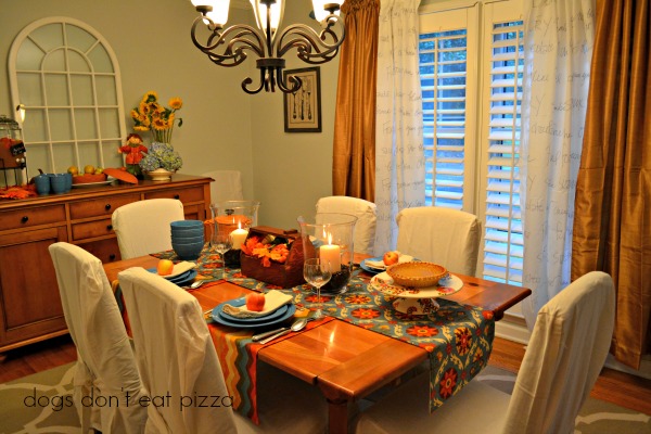 Creating Fall Warmth in My Dining Room - thediybungalow.com