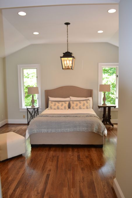 Master bedroom photo before we moved in - thediybungalow.com