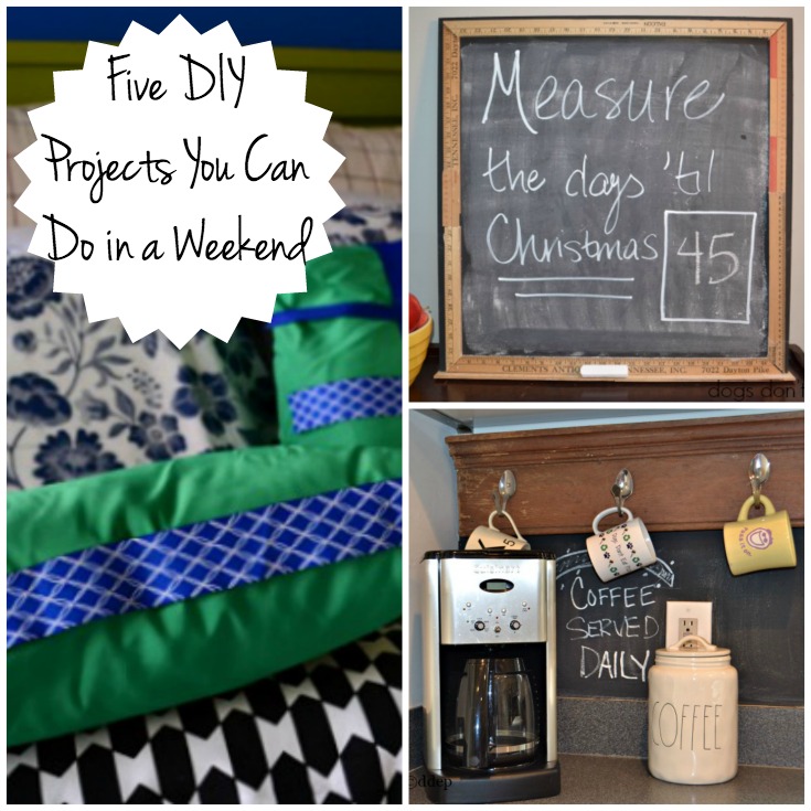 Five DIY projects you can do in a weekend - TheDIYBungalow.com