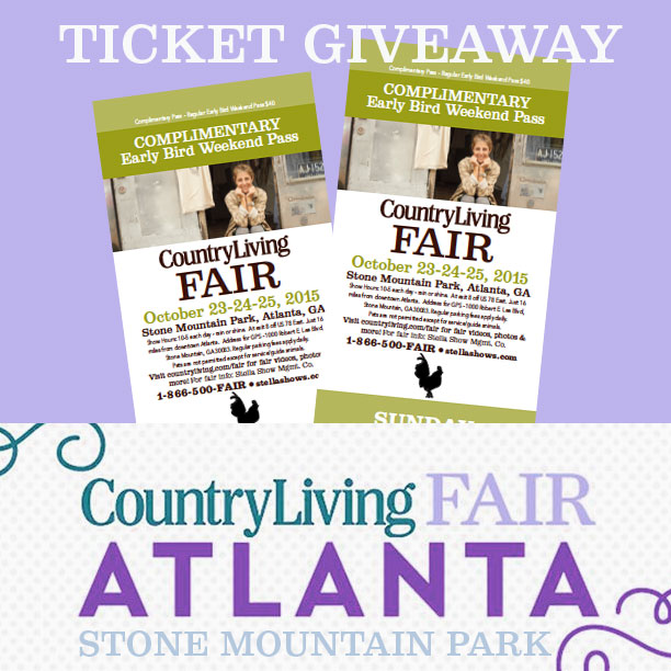 Who Wants to Go to the Country Living Fair? (Ticket&nbsp;Giveaway)