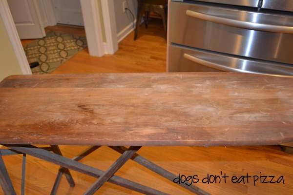antique-wood-ironing-board - top - Dogs Don't Eat Pizza