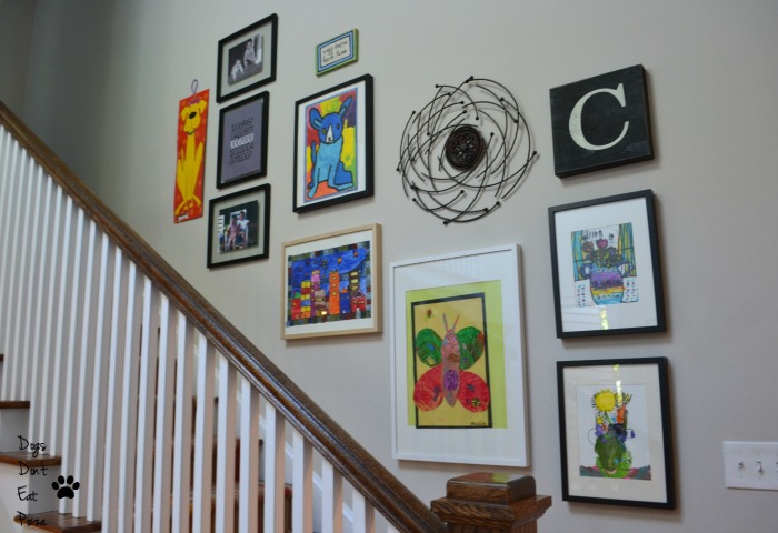 gallery wall in new house - Dogs Don't Eat Pizza