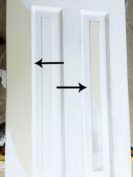 Paint peeled off wood doors after sanding so I decided to strip the paint off - thediybungalow.com