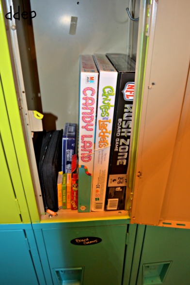 Repurposing Old Lockers for Storage - thediybungalow.com