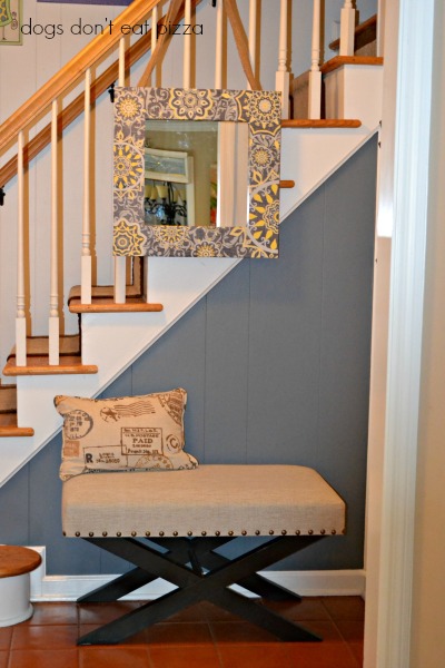 mirror rehung normal height - Finish It Friday - Dogs Don't Eat Pizza