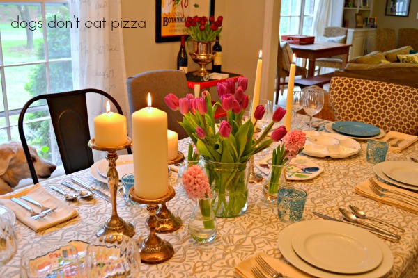 Passover-table-centerpiece - Dogs Don't Eat Pizza