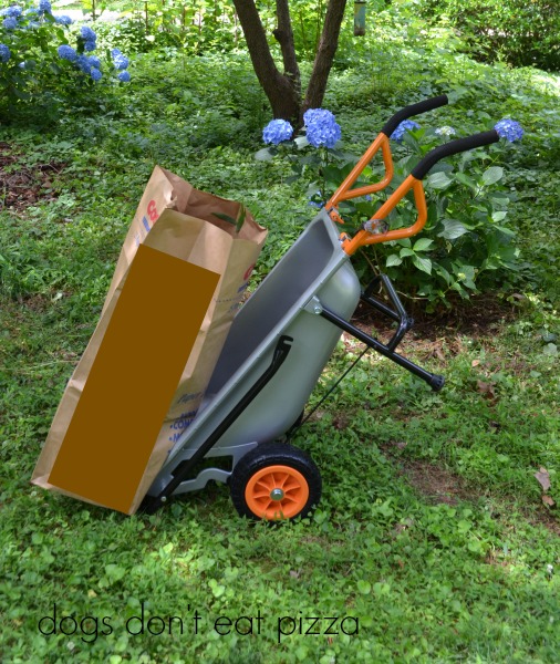 WORX-cart-lawn-bag-holder - review - Dogs Don't Eat Pizza