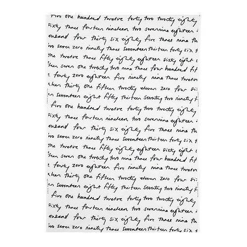 Britten Nummer fabric - IKEA