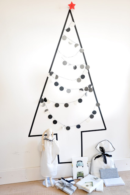 Washi tape Christmas tree