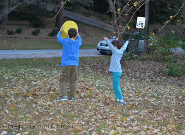 leaf fight 1 - Dogs Don't Eat Pizza