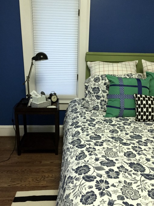 Table moved to guest room - family room tidying up - thediybungalow.com