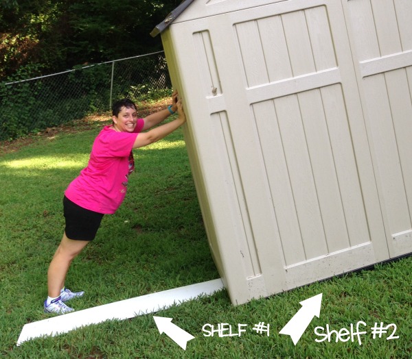 using-shelves-to-move-shed-down-grassy-hill - Dogs-Don't-Eat-Pizza