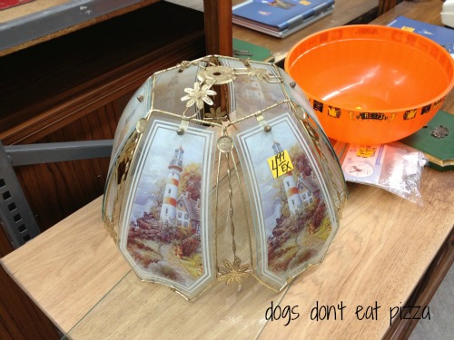 ugly shade at thrift store