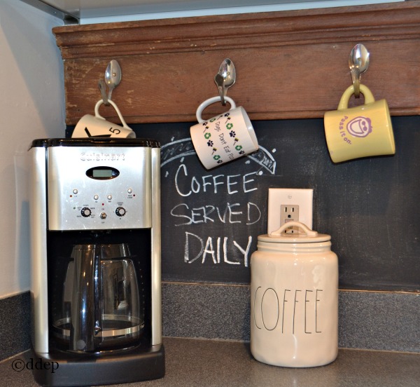 Create a coffee bar in your home - thediybungalow.com