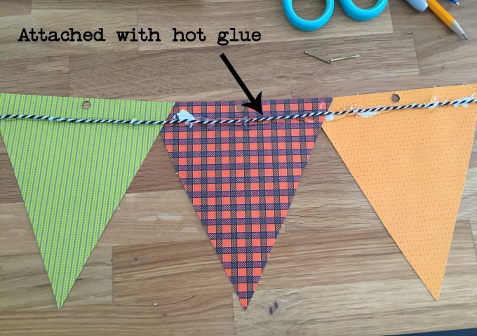 DIY pennant banner - thediybungalow.com