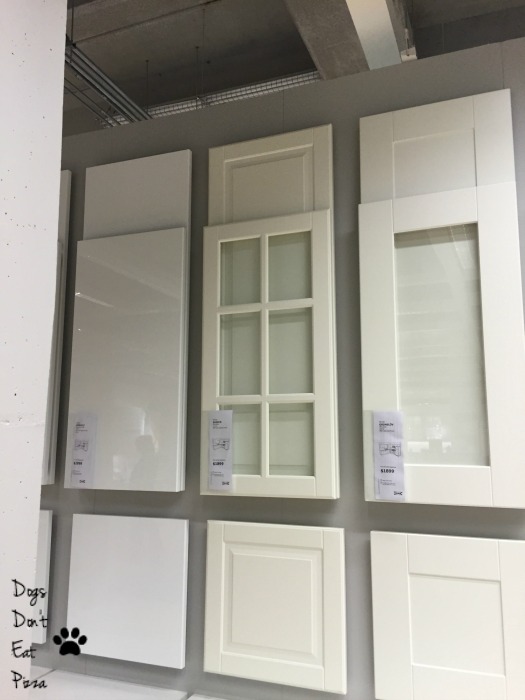 cabinet choices at IKEA - thediybungalow.com